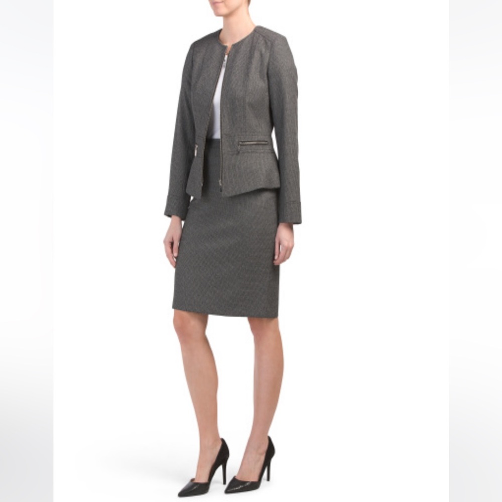 NWT Tahari by ASL boucle skirt suit set